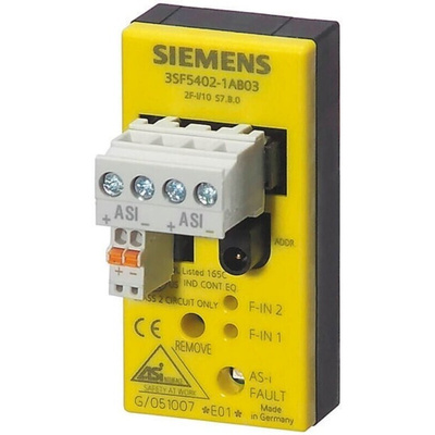 Siemens Push Button Adapter for use with 3SB3 Emergency Stop Actuator, 3SF5402-1AB03