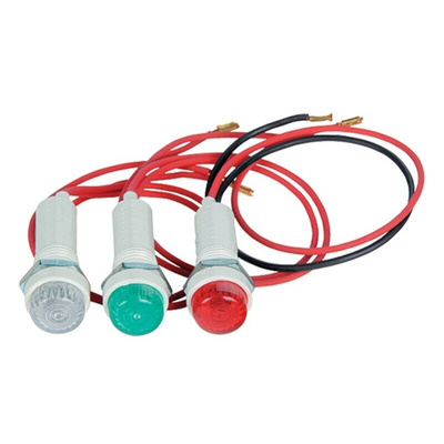 WEG, PL, Panel Mount Red Pilot Light, Round, 210 → 230V ac