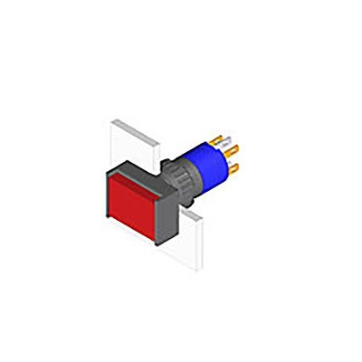 EAO Illuminated Push Button Switch for Use with Series 51 Switches