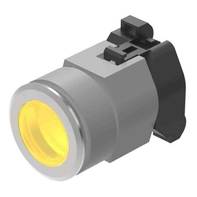 EAO, 704 Yellow LED Pilot Light, 31mm Cutout, Round