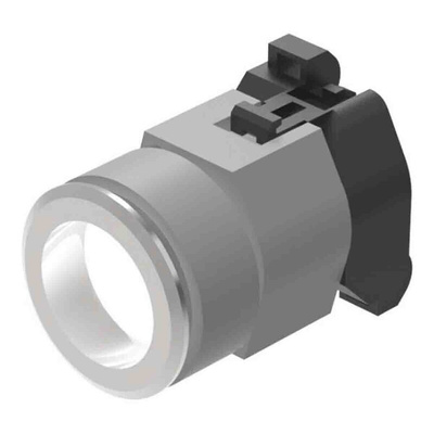 EAO, 704 White LED Pilot Light, 31mm Cutout, Round
