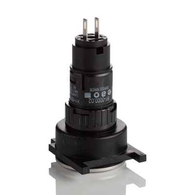 EAO, 61, Panel Mount Red LED Pilot Light, 16mm Cutout, IP65, Round