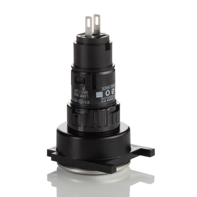 EAO, 61, Panel Mount Green LED Pilot Light, 16mm Cutout, IP65, Round