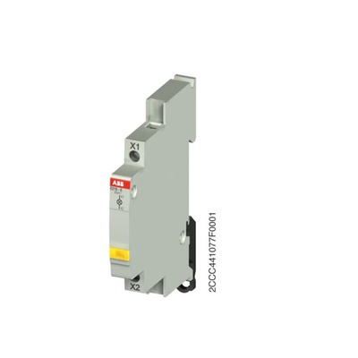 ABB, E219, Panel Mount Yellow LED Indicator, IP20, Rectangular, 48V