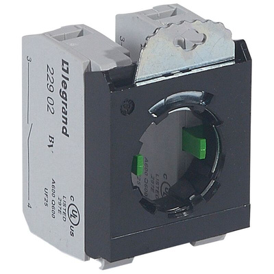 Legrand Push Button Adapter for use with Non-illuminated Head Screw Connection, 0 229 74