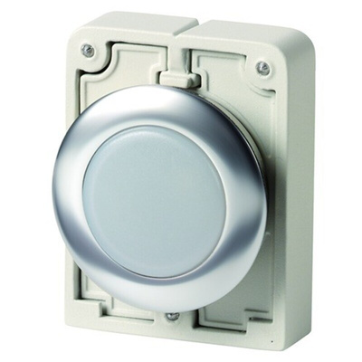 Eaton, M22, Panel Mount White LED Indicator, 30mm Cutout, IP66, IP67, IP69K, Round, 250V
