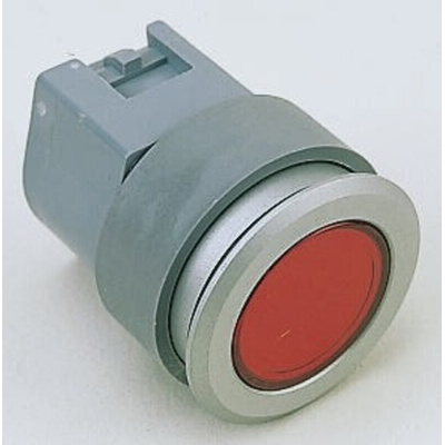 EAO, EAO 04, Panel Mount Red Pilot Light, 31mm Cutout, IP65, Round