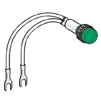 Schneider Electric Green Pilot Light Head, 440V