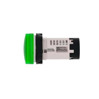 Schneider Electric, Harmony XB7, Panel Mount Green Incandescent Pilot Light, 22mm Cutout, 250V