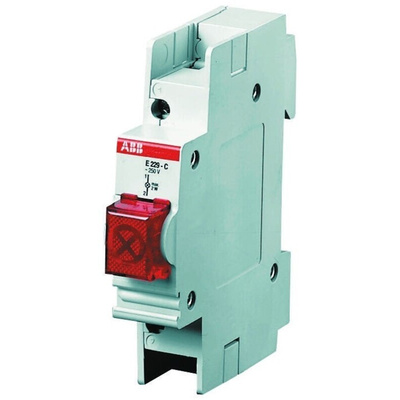 ABB, E219 White LED Indicator, 250V ac