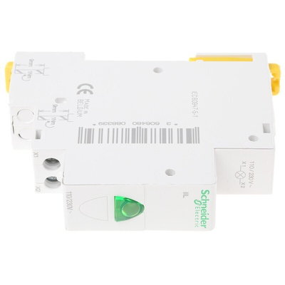 Schneider Electric, iIL Green LED Indicator, 230V ac