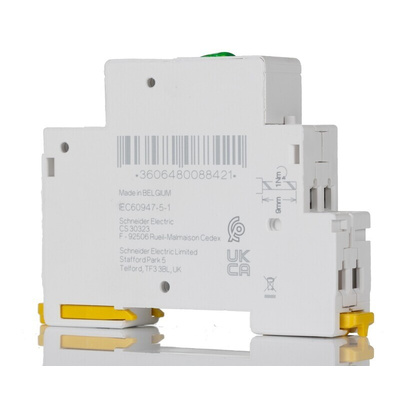 Schneider Electric, iIL, DIN Rail Green LED Indicator, IP2X, 48V ac/dc