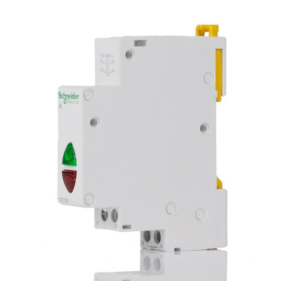 Schneider Electric, iIL, DIN Rail Red/Green LED Indicator, IP2X, 230V ac