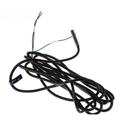 Telemecanique Sensors Inductive Barrel-Style Proximity Sensor, M5 x 0.5, 1 mm Detection, NPN Output, 5 → 24 V
