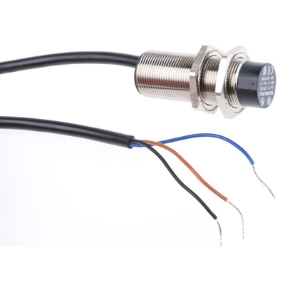 Telemecanique Sensors Inductive Barrel-Style Proximity Sensor, M18 x 1, 8 mm Detection, PNP Output, 12 → 24 V