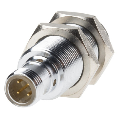 Turck BI8U Series Inductive Barrel-Style Proximity Sensor, M18 x 1, 8 mm Detection, PNP Output, 10 → 30 V dc,