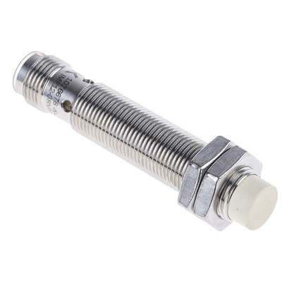 Sick Inductive Barrel-Style Proximity Sensor, M12 x 1, 8 mm Detection, PNP Output, 10 → 30 V dc, IP68, IP69K