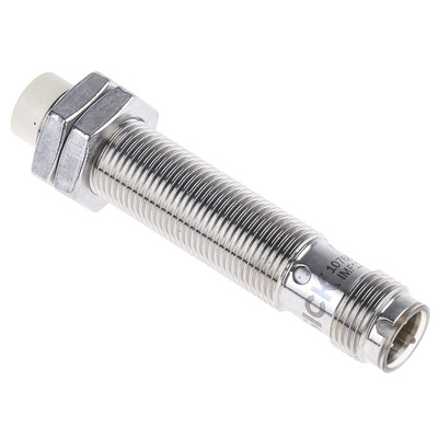 Sick Inductive Barrel-Style Proximity Sensor, M12 x 1, 8 mm Detection, PNP Output, 10 → 30 V dc, IP68, IP69K