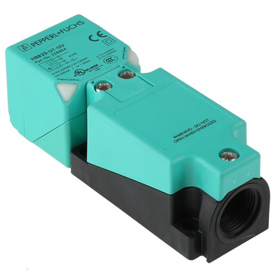 Pepperl + Fuchs Inductive Block-Style Proximity Sensor, 20 mm Detection, 20 → 253 V ac, 20 → 300 V dc,