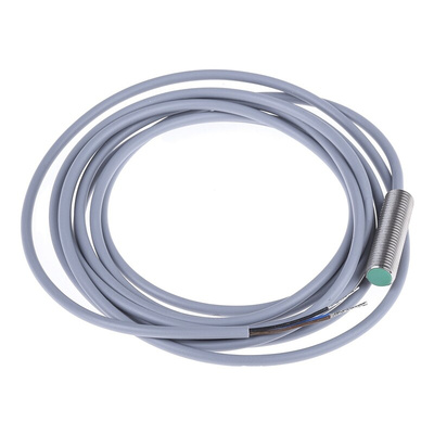 Baumer Inductive Barrel-Style Proximity Sensor, M8 x 1, 2 mm Detection, PNP Output, 10 → 30 V dc, IP67