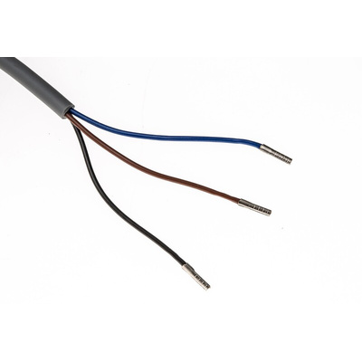 RS PRO Capacitive Barrel-Style Proximity Sensor, M12 x 1, 2 mm Detection, NPN Output, 10 → 30 V dc, IP67