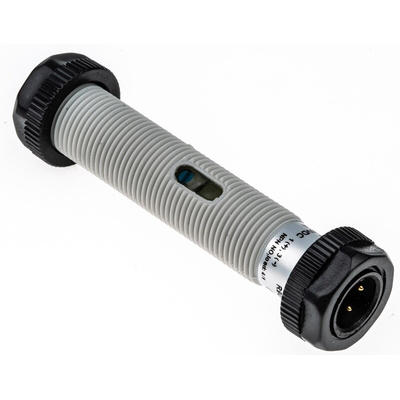 RS PRO Capacitive Barrel-Style Proximity Sensor, M12 x 1, 2 mm Detection, NPN Output, 10 → 30 V dc, IP67
