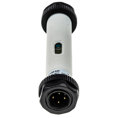 RS PRO Capacitive Barrel-Style Proximity Sensor, M12 x 1, 2 mm Detection, NPN Output, 10 → 30 V dc, IP67