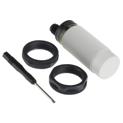 RS PRO Capacitive Barrel-Style Proximity Sensor, M30 x 1.5, 15 mm Detection, PNP Output, 10 → 30 V dc, IP67