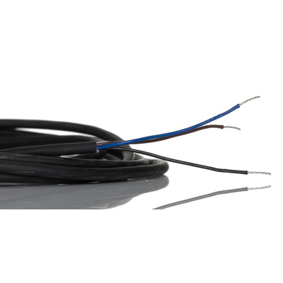 RS PRO Inductive Barrel-Style Proximity Sensor, M5 x 0.5, 1.5 mm Detection, PNP Output, 10 → 30 V dc, IP67