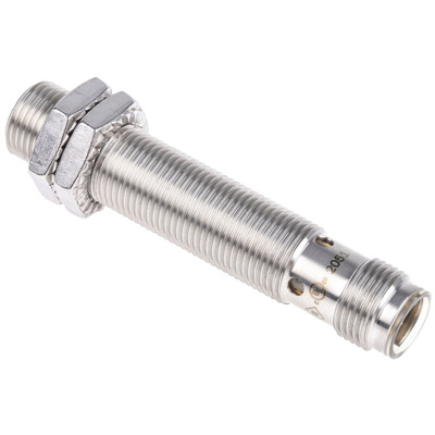 RS PRO Inductive Barrel-Style Proximity Sensor, M12 x 1, 4 mm Detection, PNP Output, 10 → 30 V dc, IP68