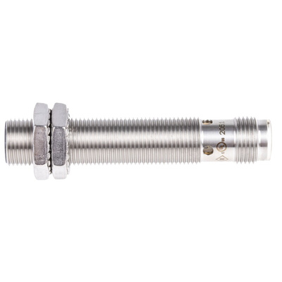RS PRO Inductive Barrel-Style Proximity Sensor, M12 x 1, 4 mm Detection, PNP Output, 10 → 30 V dc, IP68