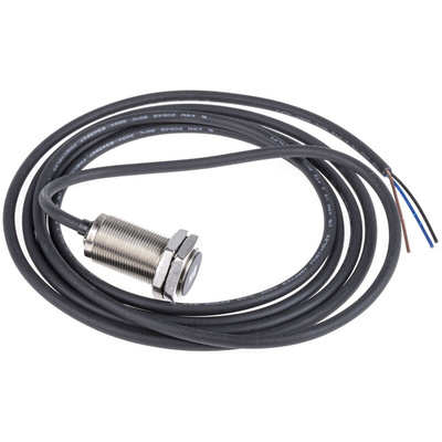 RS PRO Inductive Barrel-Style Proximity Sensor, M18 x 1, 8 mm Detection, PNP Output, 10 → 30 V dc, IP68