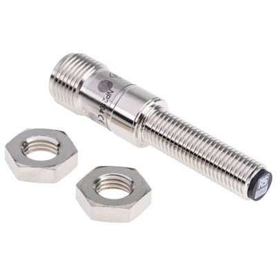 RS PRO Inductive Barrel-Style Proximity Sensor, M8 x 1, 2 mm Detection, PNP Output, 10 → 30 V dc, IP68