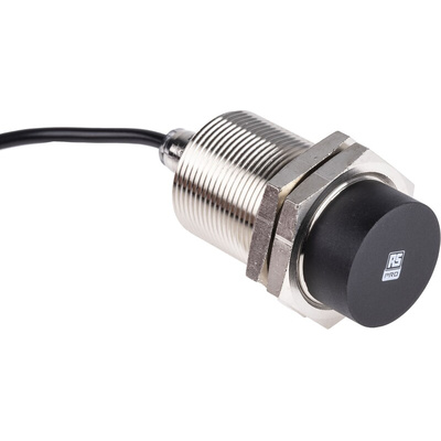 RS PRO Inductive Barrel-Style Proximity Sensor, M30 x 1.5, 38 mm Detection, PNP Normally Open Output, 10 → 30 V