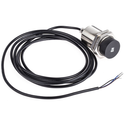 RS PRO Inductive Barrel-Style Proximity Sensor, M30 x 1.5, 38 mm Detection, PNP Normally Open Output, 10 → 30 V