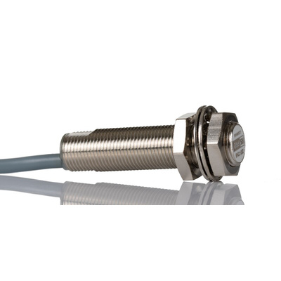RS PRO Inductive Barrel-Style Proximity Sensor, M12 x 1, 4 mm Detection, NPN/PNP Output, IP67