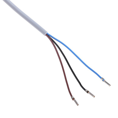 Pepperl + Fuchs Inductive Barrel-Style Proximity Sensor, 0.8 mm Detection, PNP Output, 10 → 30 V dc, IP67