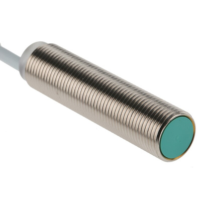 Pepperl + Fuchs Inductive Barrel-Style Proximity Sensor, M12 x 1, 2 mm Detection, NPN Output, 5 → 36 V dc, IP68