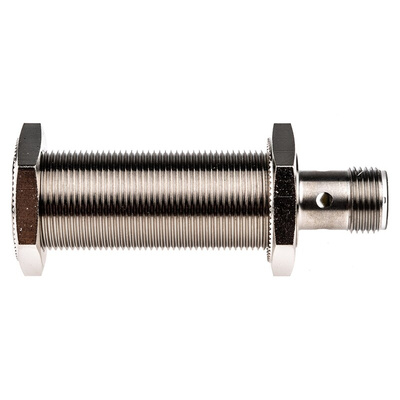Pepperl + Fuchs Inductive Barrel-Style Proximity Sensor, M18 x 1, 5 mm Detection, PNP Output, 5 → 36 V dc, IP68