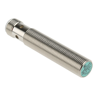 Pepperl + Fuchs Inductive Barrel-Style Proximity Sensor, M12 x 1, 2 mm Detection, PNP Output, 5 → 36 V dc, IP68