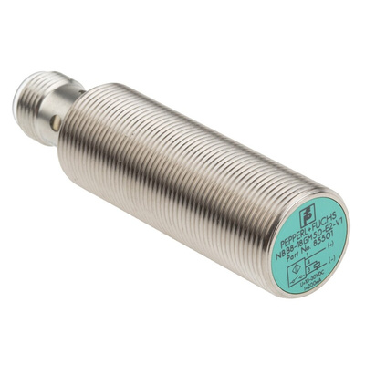 Pepperl + Fuchs Inductive Barrel-Style Proximity Sensor, M18 x 1, 8 mm Detection, PNP Output, 5 → 36 V dc, IP68