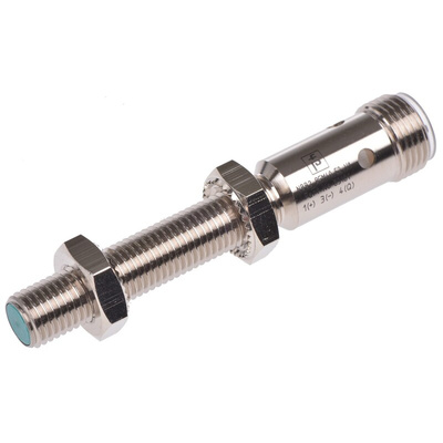 Pepperl + Fuchs Inductive Barrel-Style Proximity Sensor, M8 x 1, 2 mm Detection, PNP Output, 10 → 30 V dc, IP67