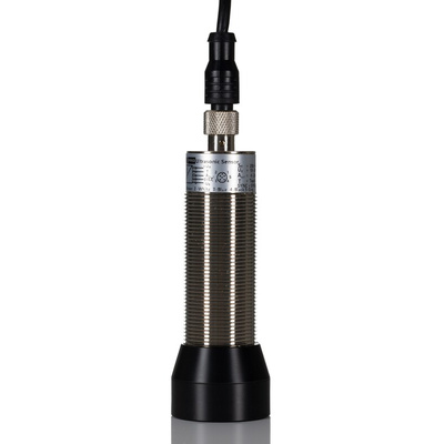 RS PRO Ultrasonic Barrel-Style Proximity Sensor, M30 x 1.5, 200 → 4000 mm Detection, 4 → 20 mA Output,