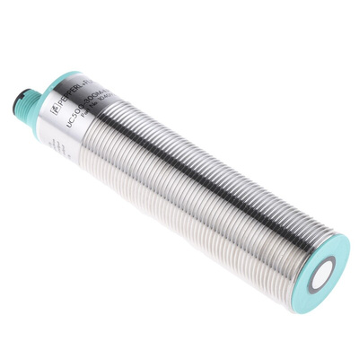 Pepperl + Fuchs Ultrasonic Barrel-Style Proximity Sensor, M30 x 1.5, 30 → 500 mm Detection, Analogue Output, 10