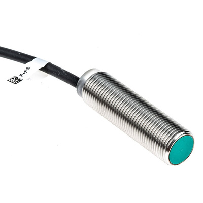 Pepperl + Fuchs Inductive Barrel-Style Proximity Sensor, M12 x 1, 2 mm Detection, 5 → 60 V dc, IP67