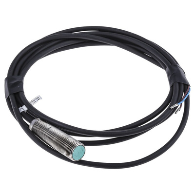 Pepperl + Fuchs Inductive Barrel-Style Proximity Sensor, M12 x 1, 2 mm Detection, 5 → 60 V dc, IP67