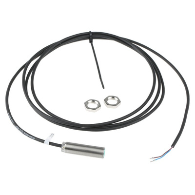 Pepperl + Fuchs Inductive Barrel-Style Proximity Sensor, M12 x 1, 2 mm Detection, 5 → 60 V dc, IP67