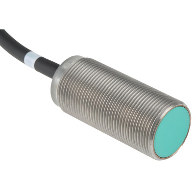 Pepperl + Fuchs Inductive Barrel-Style Proximity Sensor, M18 x 1, 5 mm Detection, 5 → 60 V dc, IP67