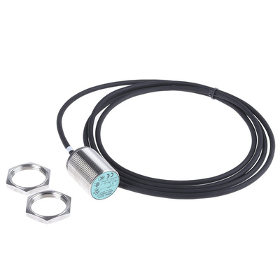 Pepperl + Fuchs Inductive Barrel-Style Proximity Sensor, M30 x 1.5, 10 mm Detection, 5 → 60 V dc, IP67