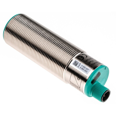 Pepperl + Fuchs Ultrasonic Barrel-Style Proximity Sensor, M30 x 1.5, 30 → 500 mm Detection, PNP Output, 10